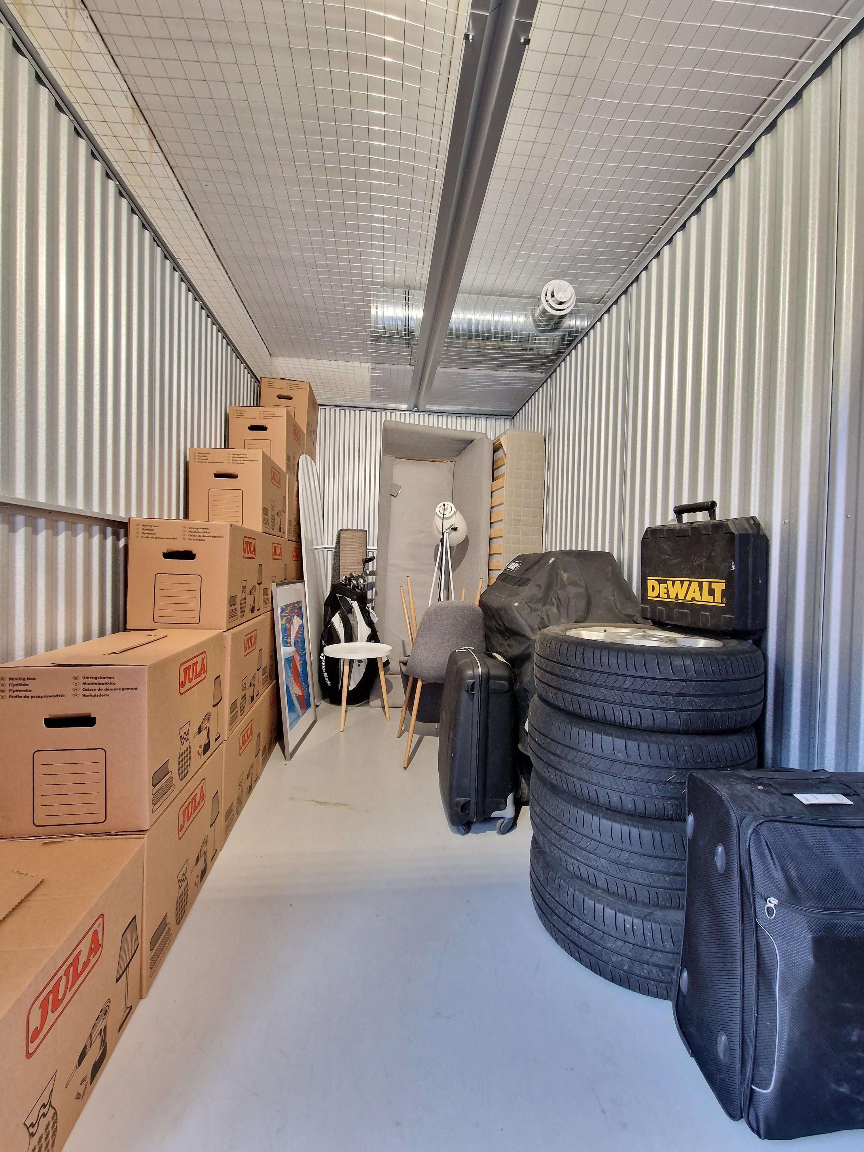 Illustrasjonsbilde av 8 kvm minilager